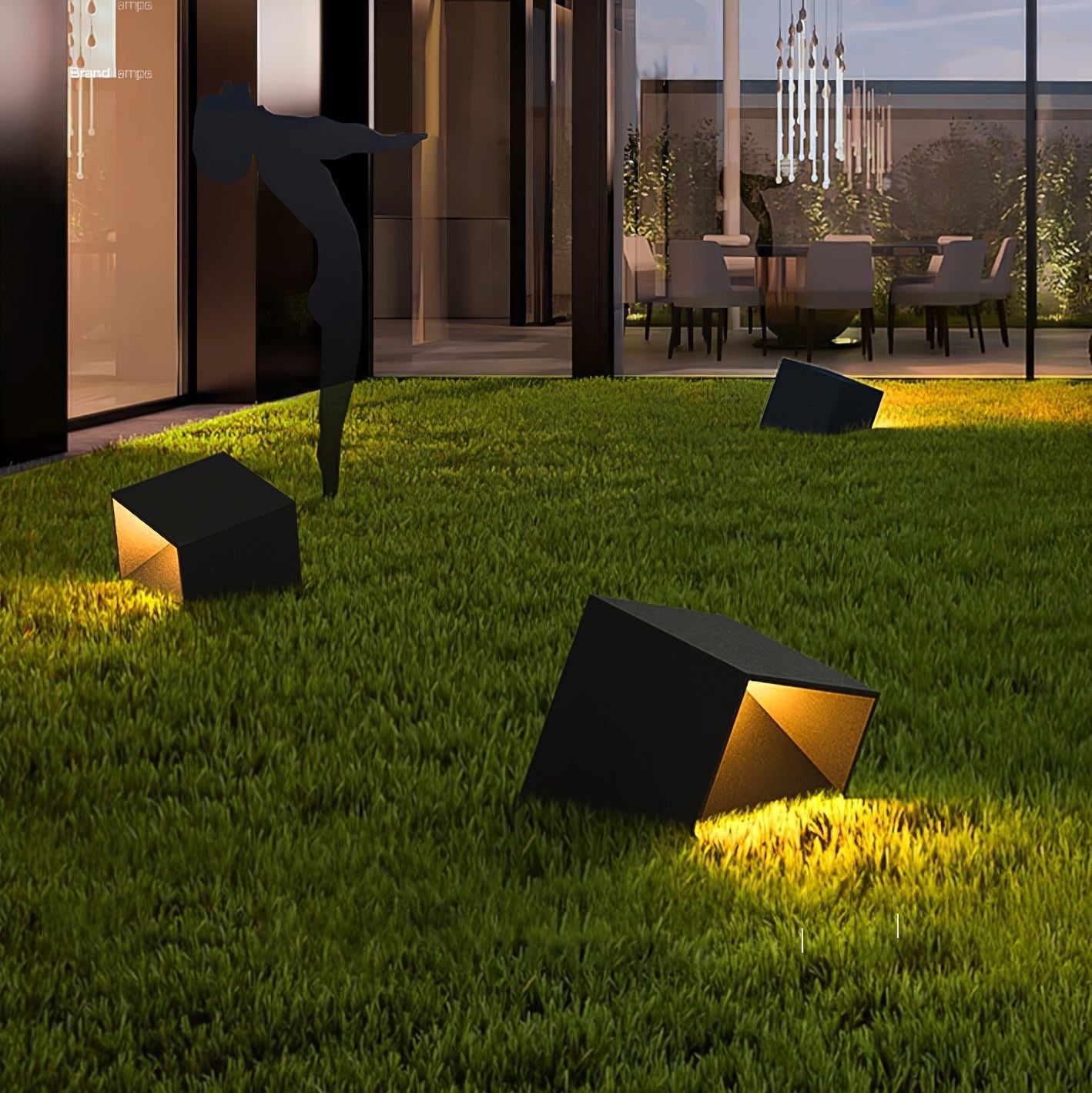 Cube Outdoor LED Lampe - Moderne wetterfeste Leuchte für Garten &amp; Terrasse