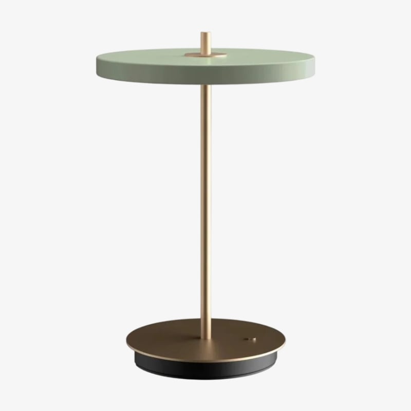 Astris Modern Minimalist Metal Table Lamp Soft LED Illumination for Living Room and Office