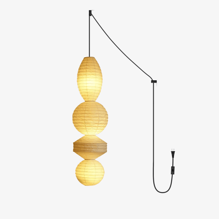 Lantern Series Pendant Lamp - Layered Xuan Paper Lamp for Dining Room