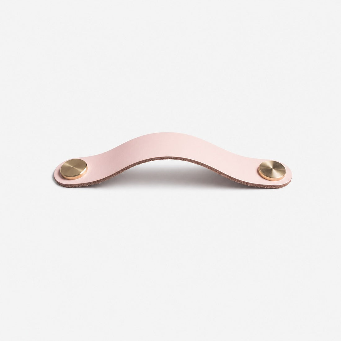 Cowhide leather and brass cabinet pull handle color and size option