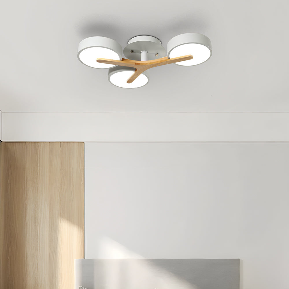 Contemporary Luxurious Ceiling Light - Acrylic Fixture for Living Room