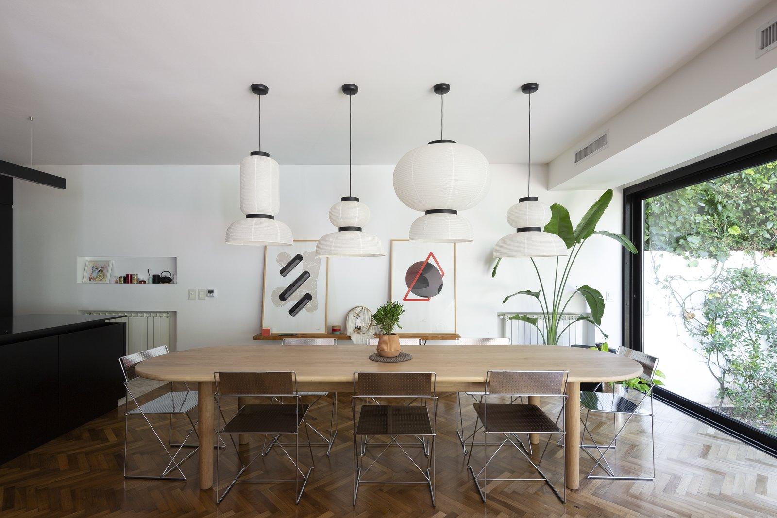 Rounded Layered Paper Plug-In Pendant