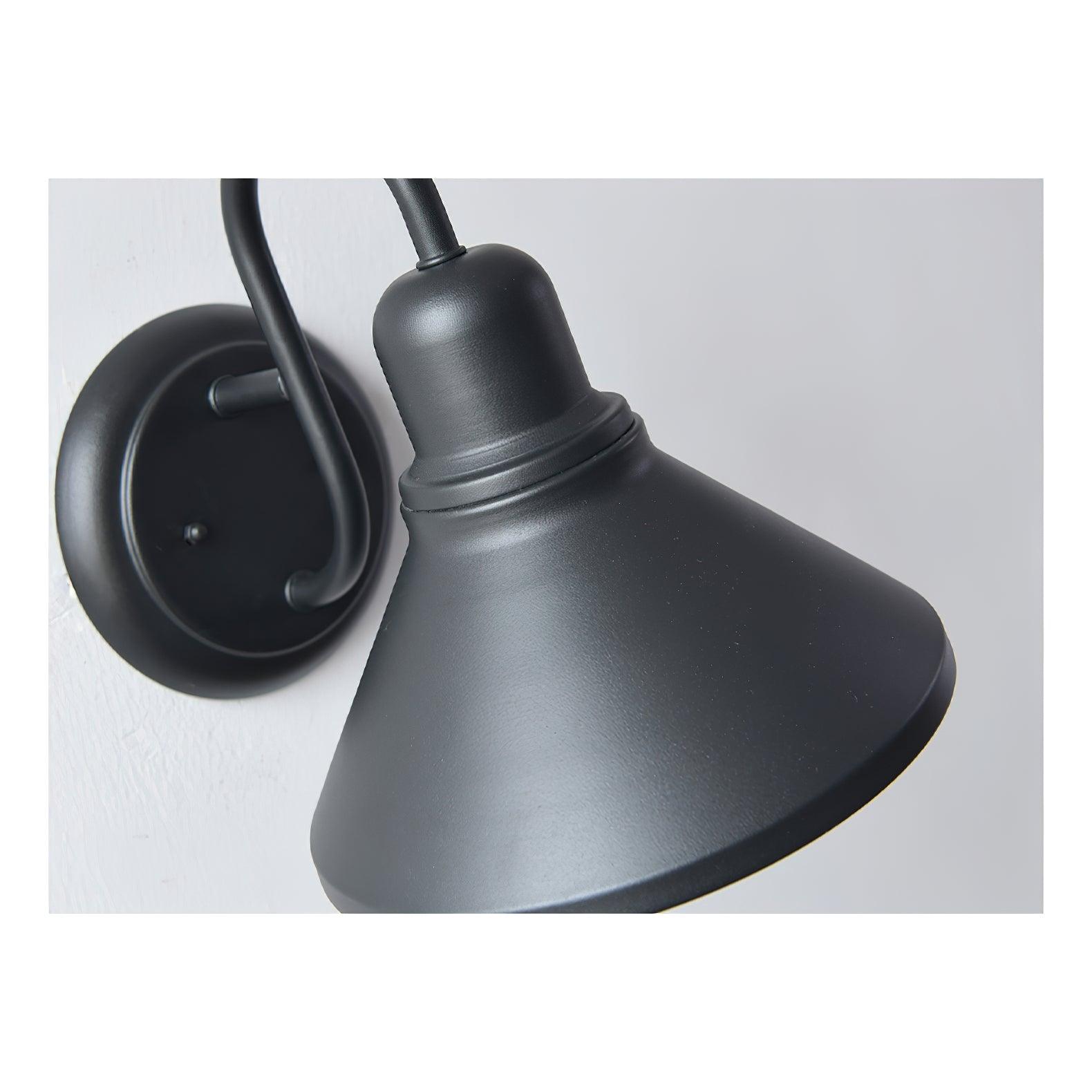 Outdoor Wall Lamp - Rustic Metal Sconce for Porch & Garden Lighting