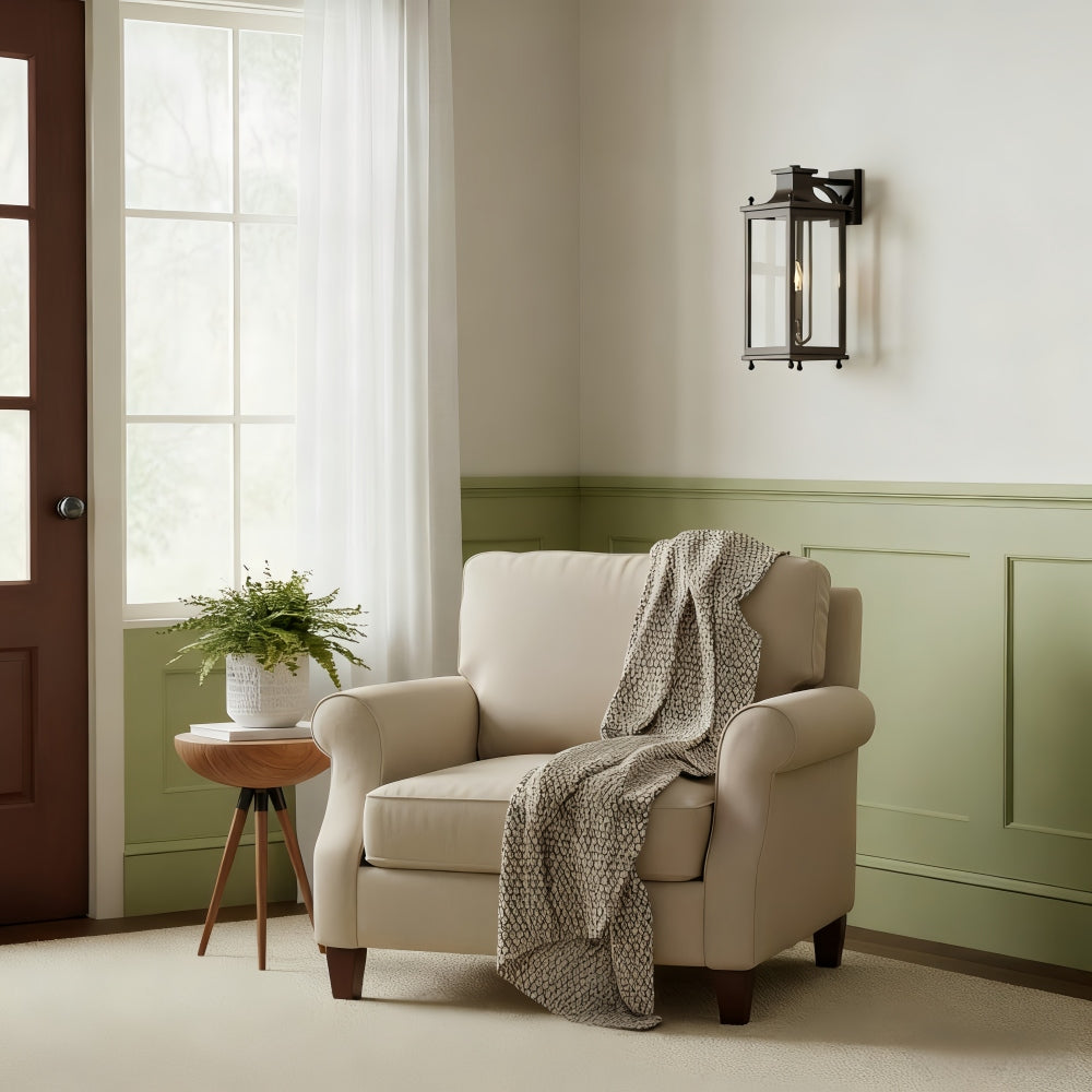 Yolvira Metal Outdoor Lantern Wall Light - Versatile Sconce for Patio