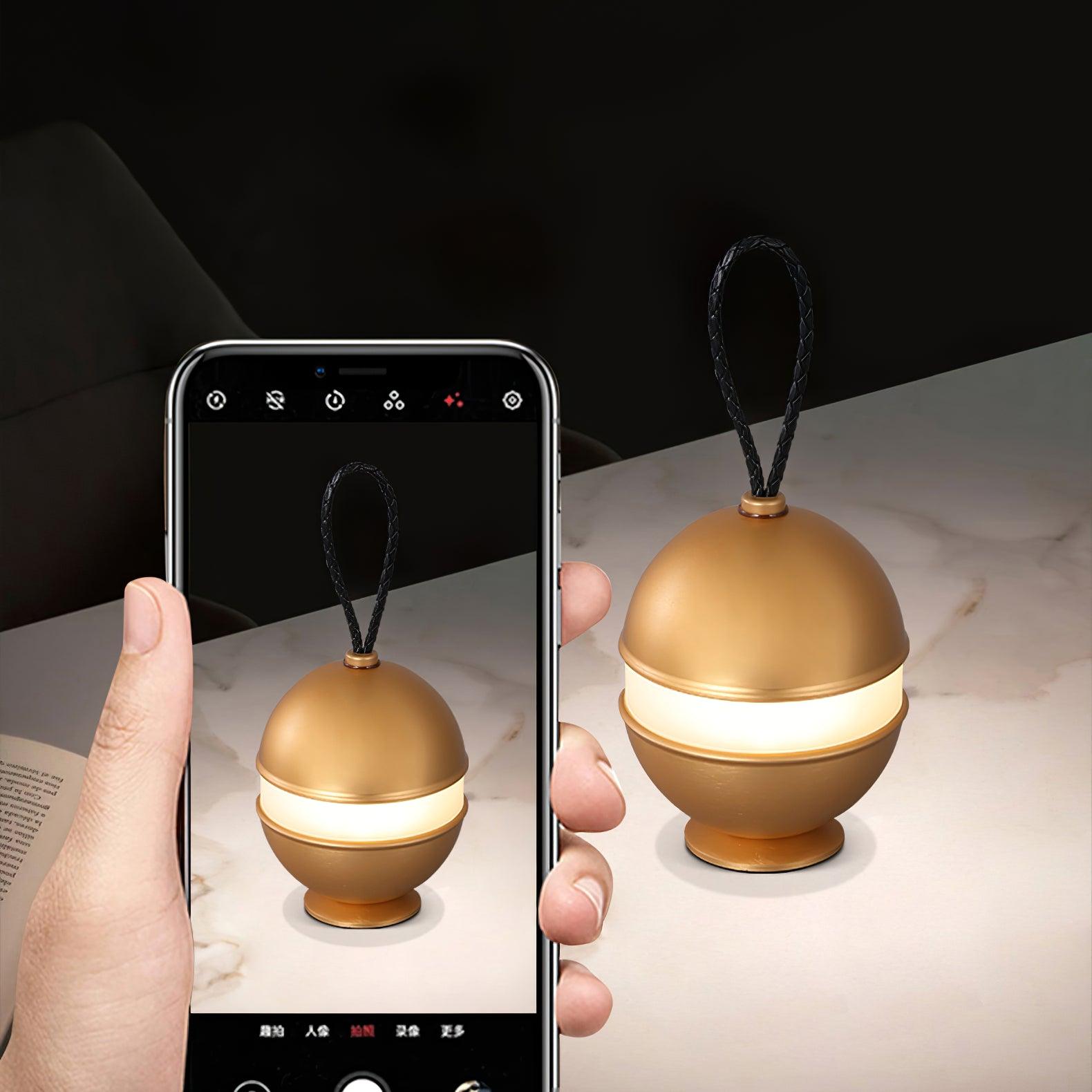 Tragbare Akku-Tischlampe – Touch-Licht für drinnen &amp; draußen