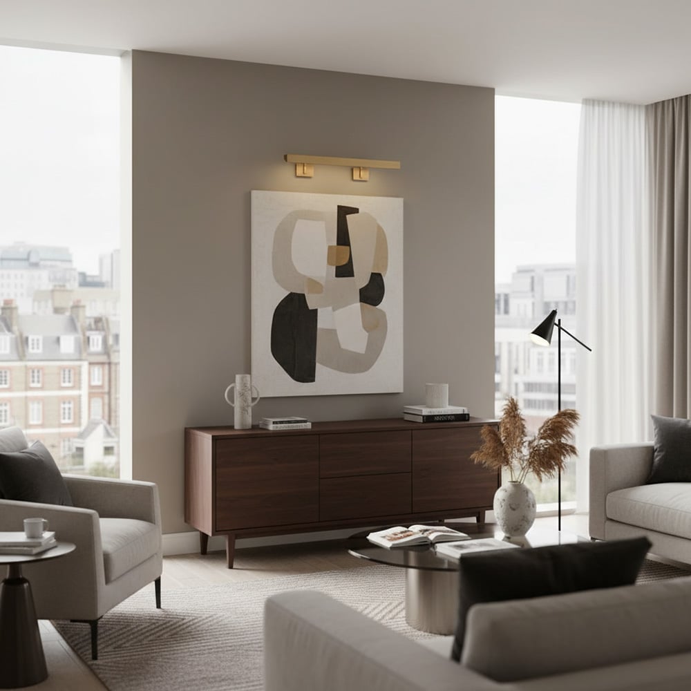 Minimalist Slim Picture Sconce - Metal Art Light