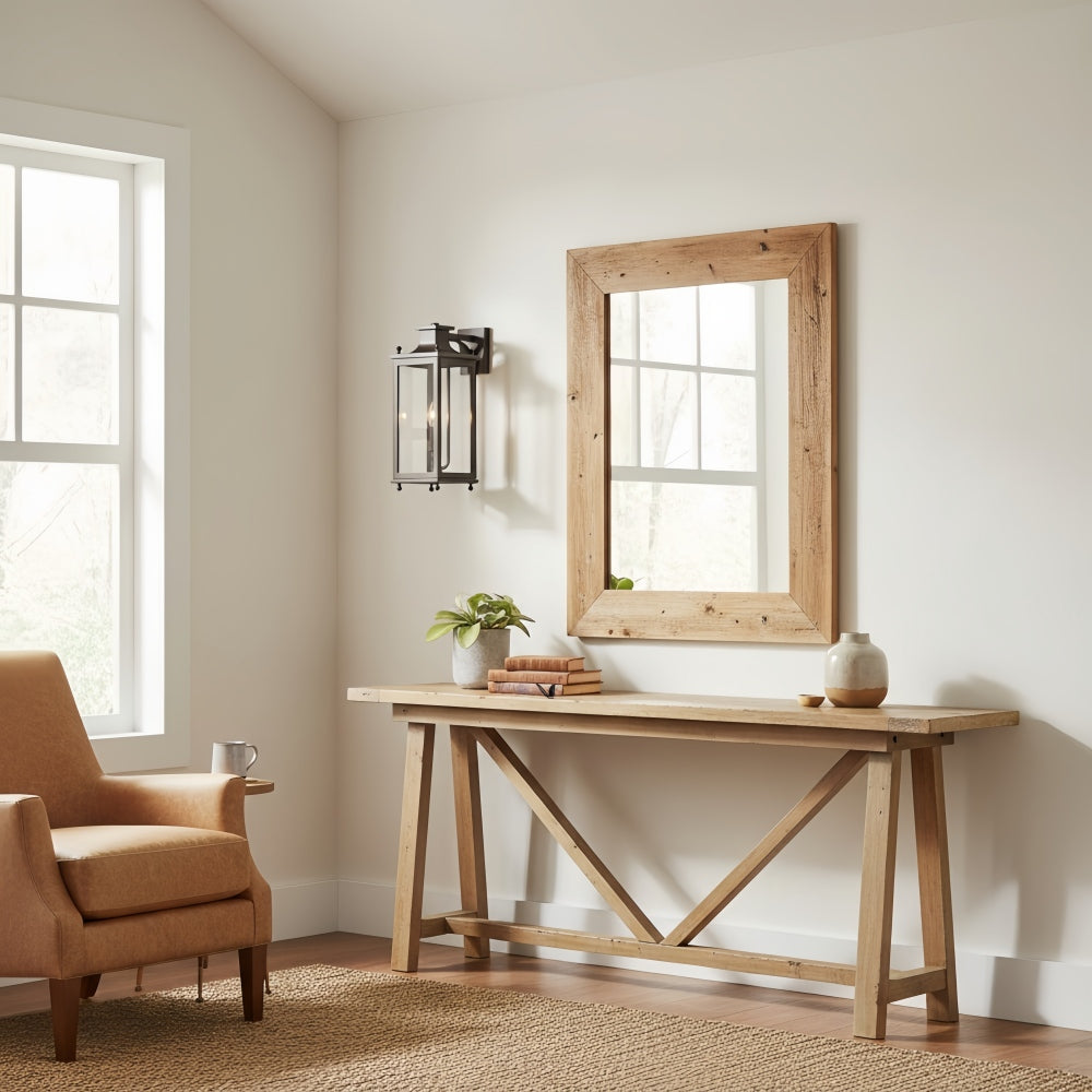 Yolvira Metal Outdoor Lantern Wall Light - Versatile Sconce for Patio