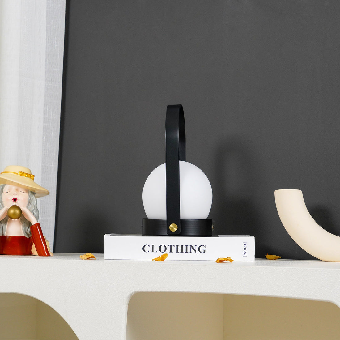 Tragbare Akku-Tischlampe – Moderne Lampe für Schreibtisch und Schlafzimmer