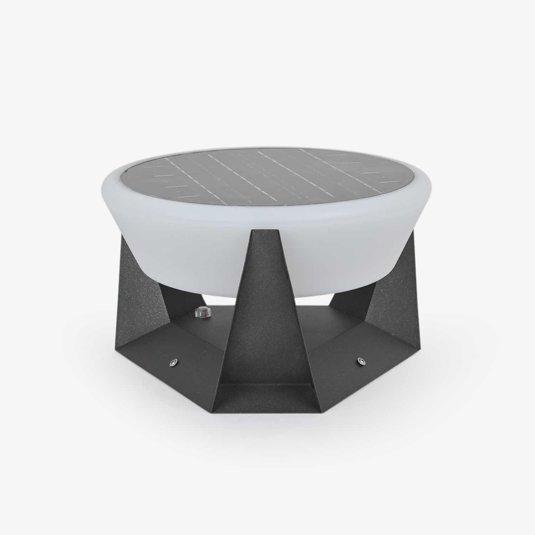 Solar Außenleuchte - Moderne geometrische LED Lampe für Garten &amp; Terrasse