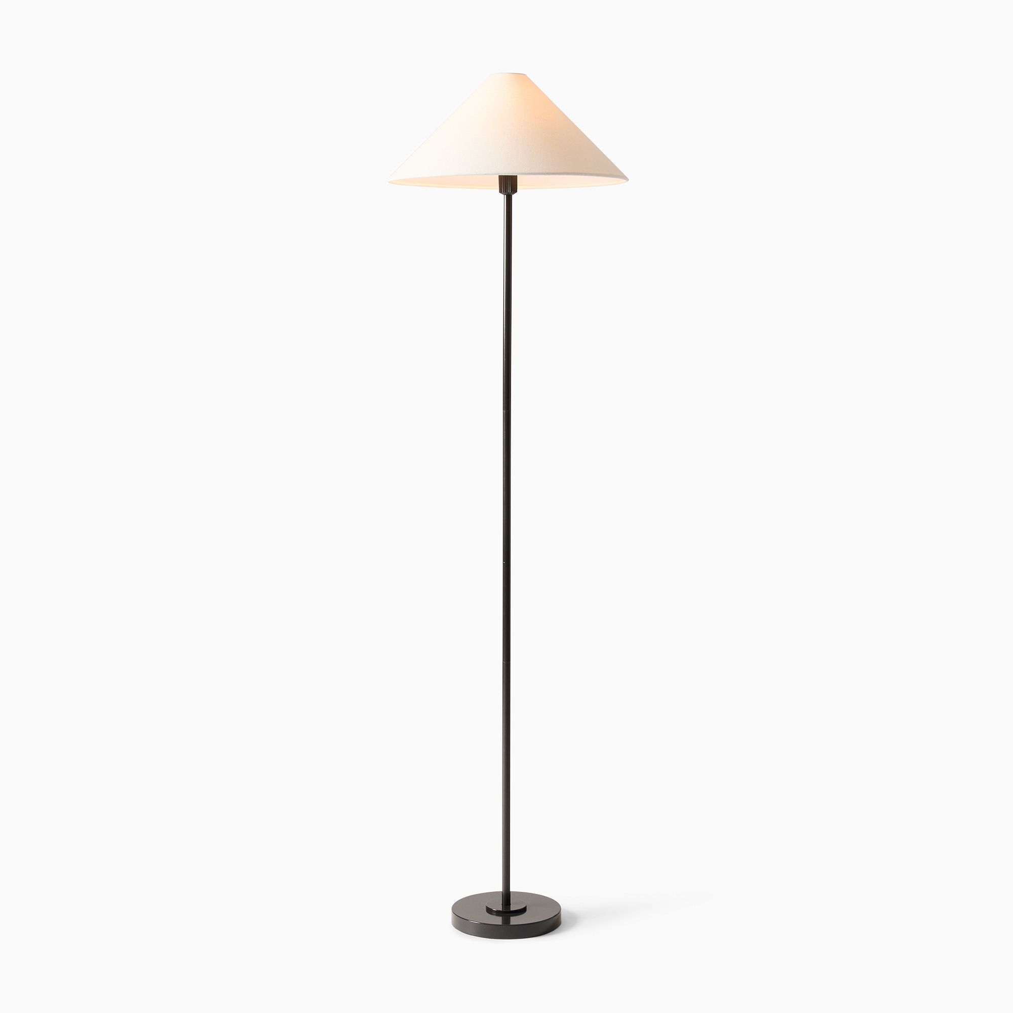 Diora Table & Floor Lamps - Linen Shade Modern Linear Style Sophisticated Accent