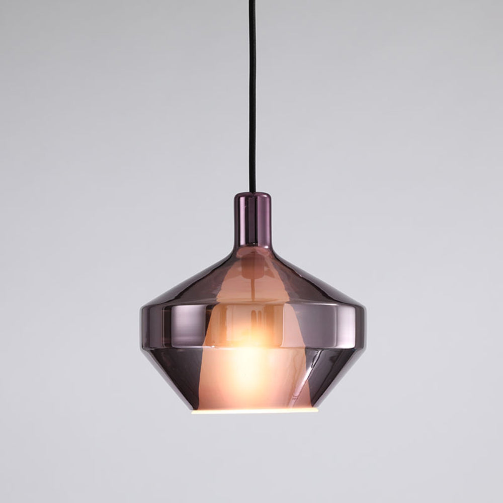 Modern Glass Pendant Light – Simple Colorful Dining Room Lighting