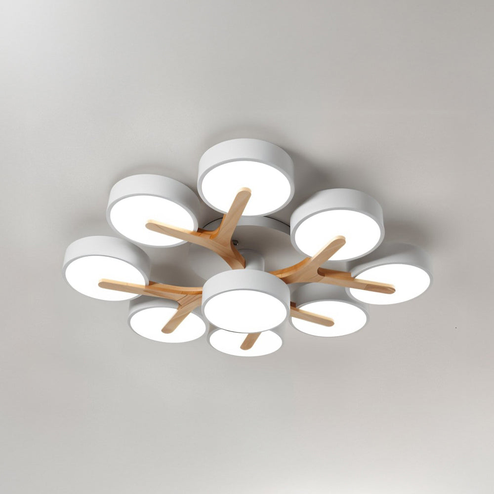 Contemporary Luxurious Ceiling Light - Acrylic Fixture for Living Room