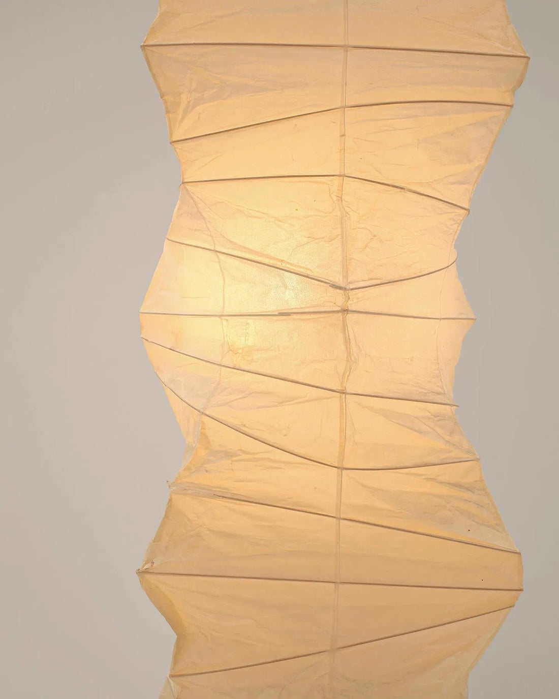 Rice Paper Floor Lamp - Bamboo Frame Soft Light for Living Room