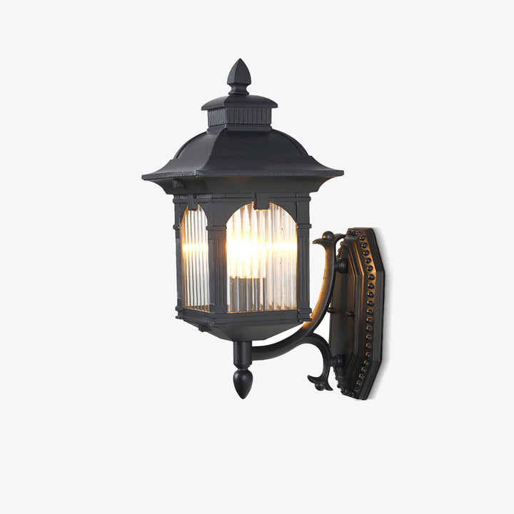 Modern Roof Outdoor Wall Light - Ambient Lamp for Garden