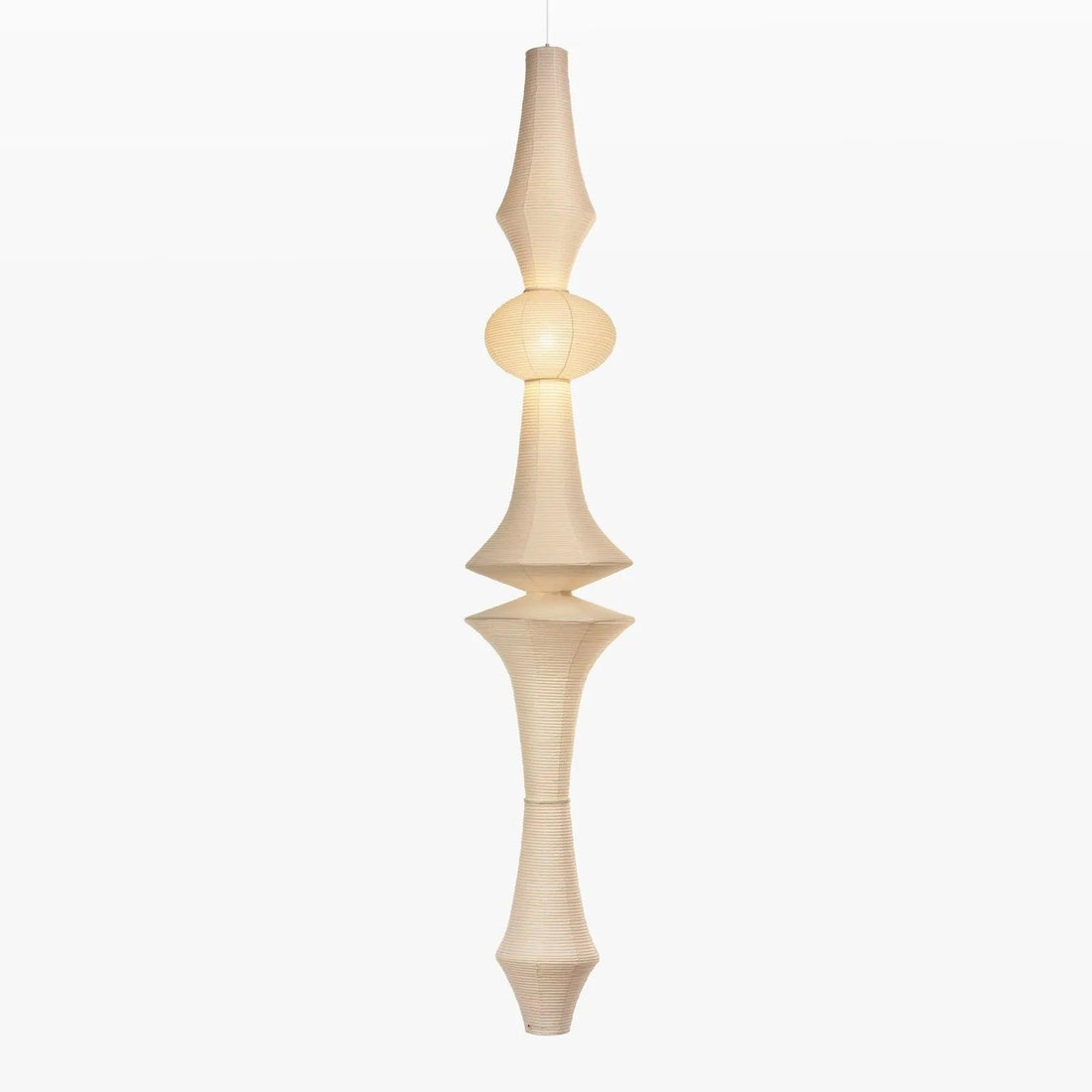 Washi-Papier-Pendelleuchte – Japanische handgefertigte Lampe für das Wohnzimmer