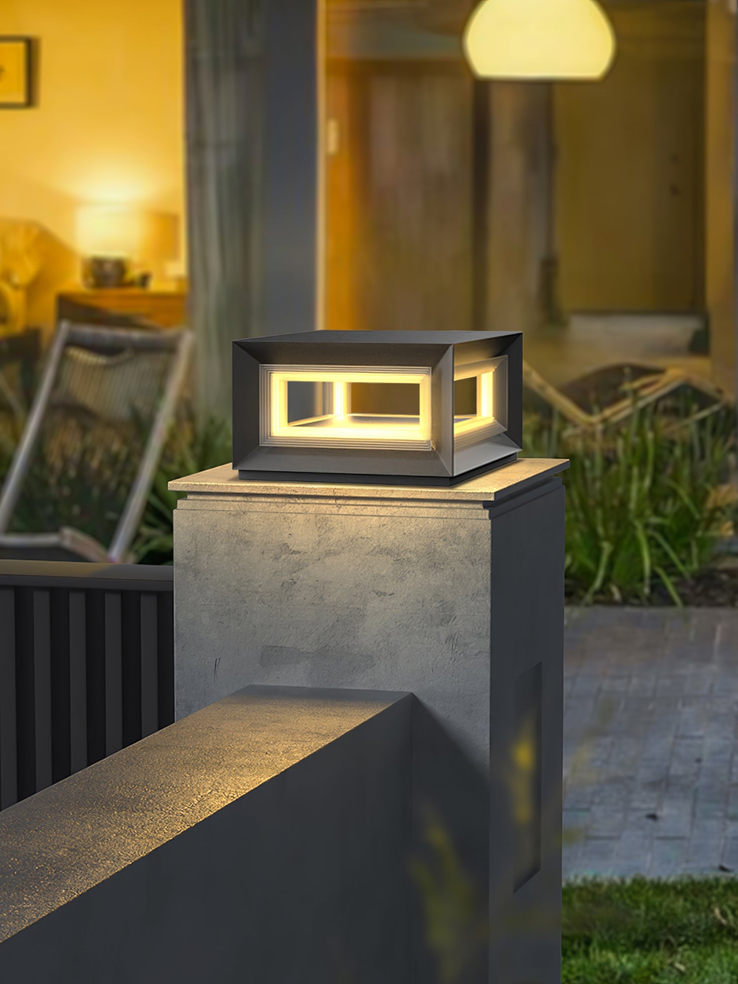 Outdoor Post Light - Waterproof LED Lamp for Garden, Patio & Pathway