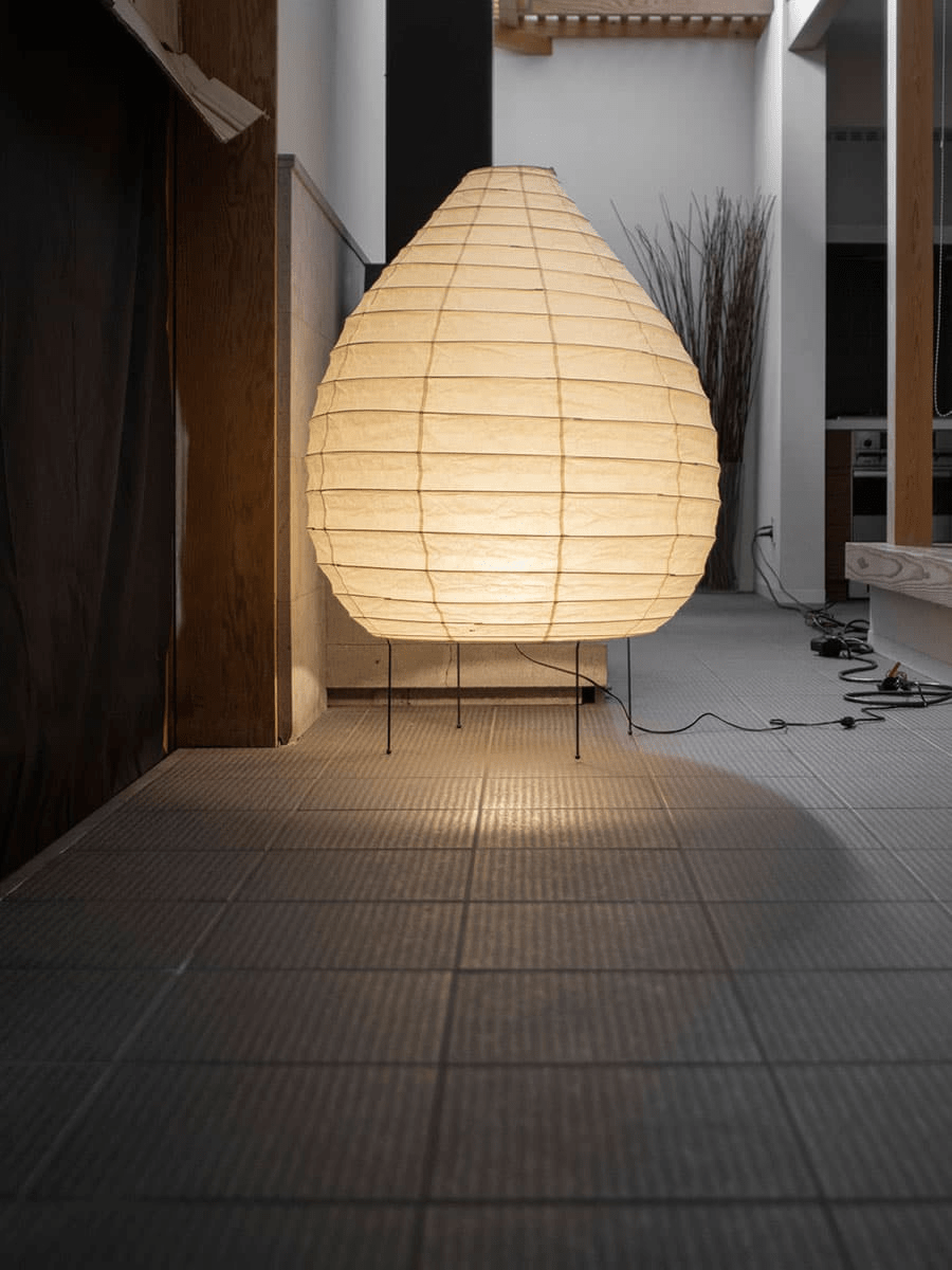 Stehlampe aus Washi-Papier – Laternendesign für Wohnzimmer &amp; Schlafzimmer