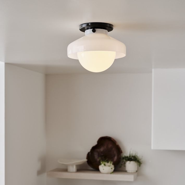 Hanton Metal Flush Mount Light - Modern Ceiling Lamp for Living Room