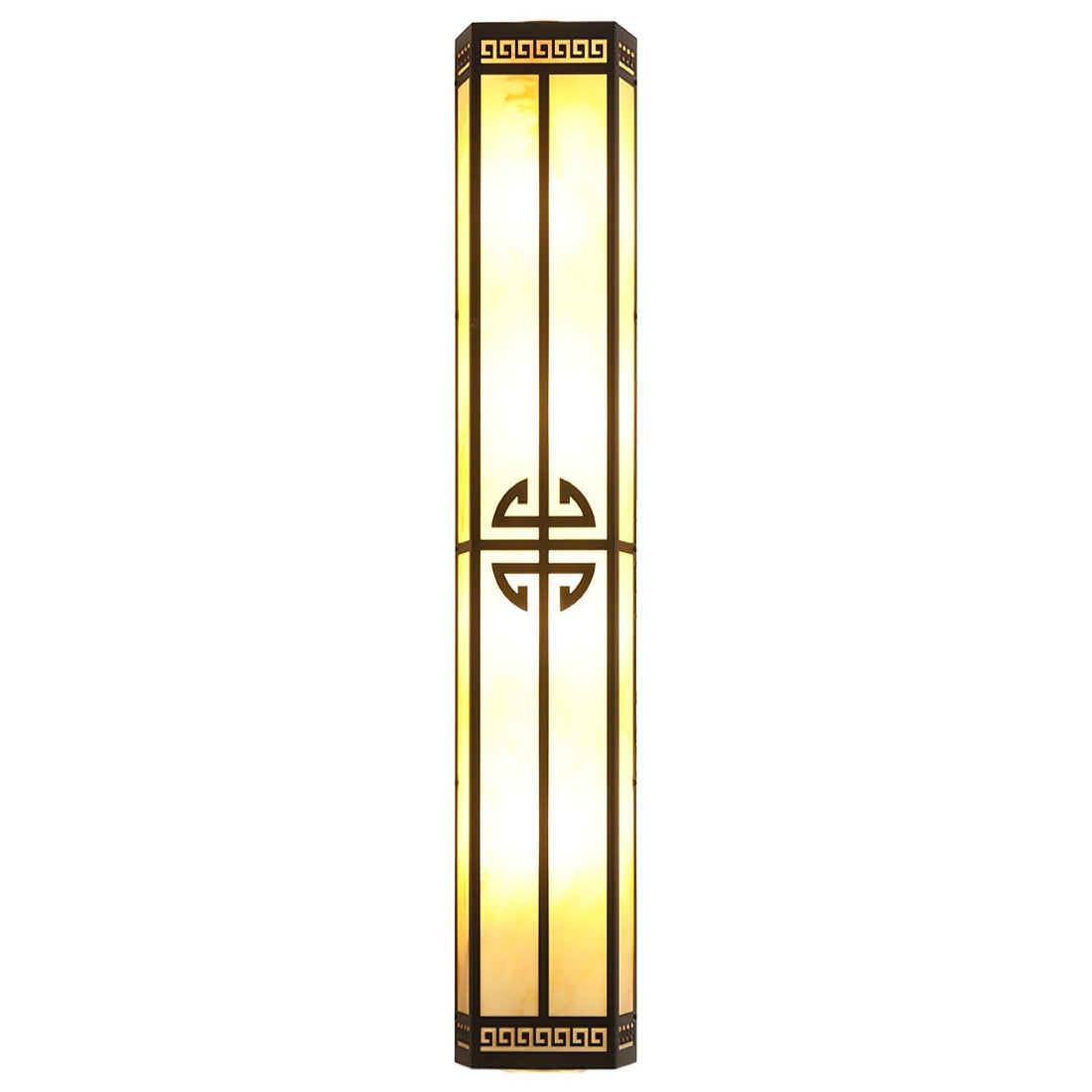 Schneeflocken-Wandleuchte aus Gipsmetall – quadratische, elegante Lampe für den Außenbereich