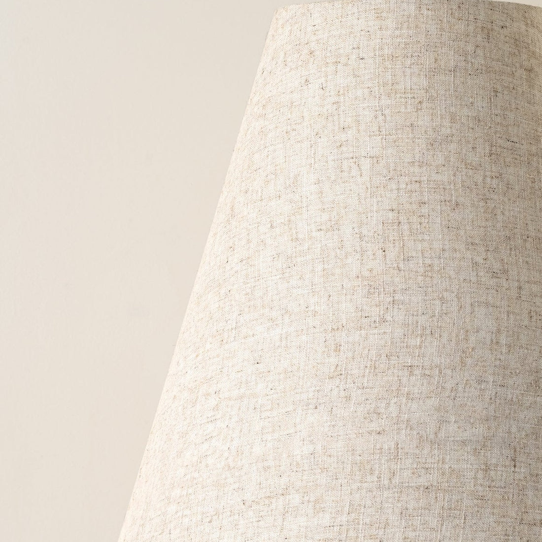 Zalen Floor Lamp - Layered Linen Pendant Design Aged Brass-Metal Lamp for Living Room