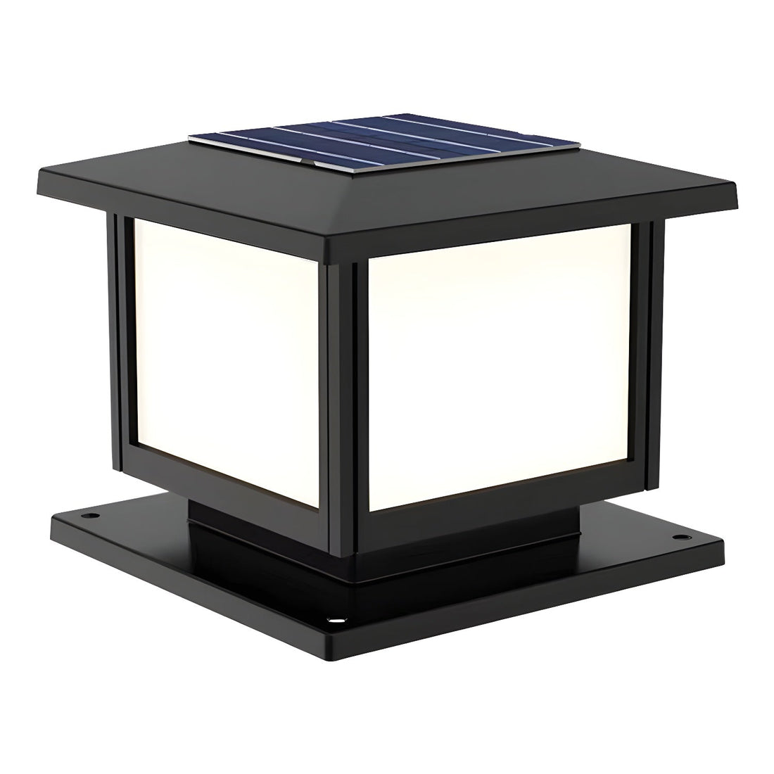 Solar-Pfostenleuchte für den Außenbereich – Moderne Gartenlampe für Gehwege und Terrassen