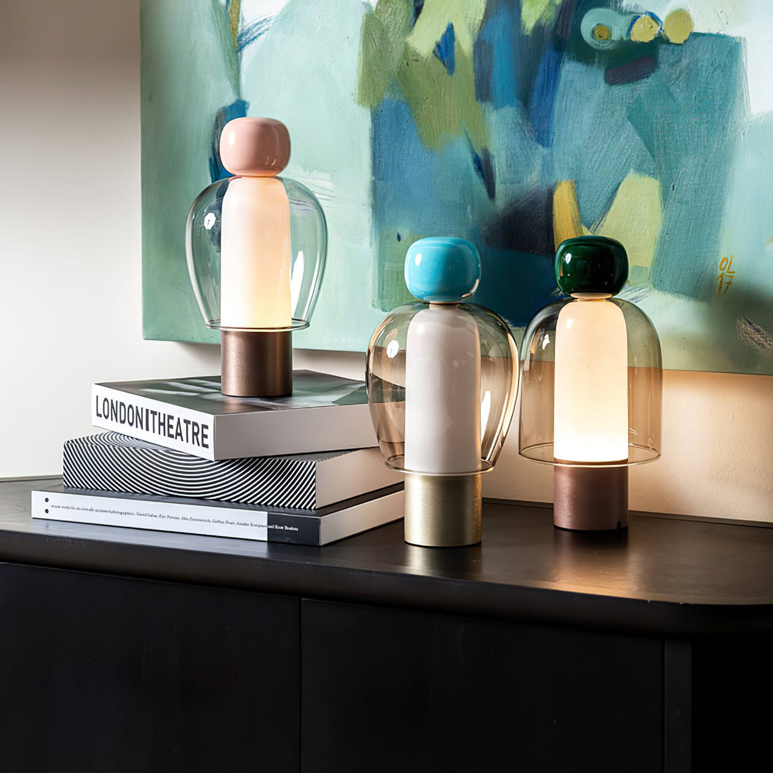 Tischlampe – Tragbare wiederaufladbare Lampe für den Einsatz im Wohnzimmer und Schlafzimmer