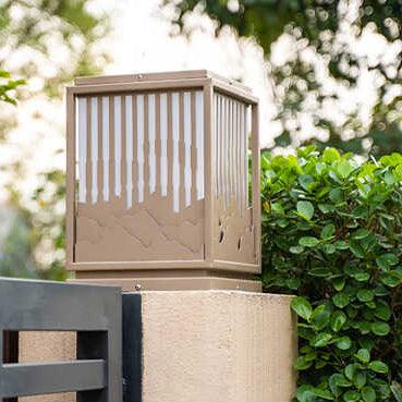 Wave Garden Outdoor Light - Sleek Wavy Body Weather