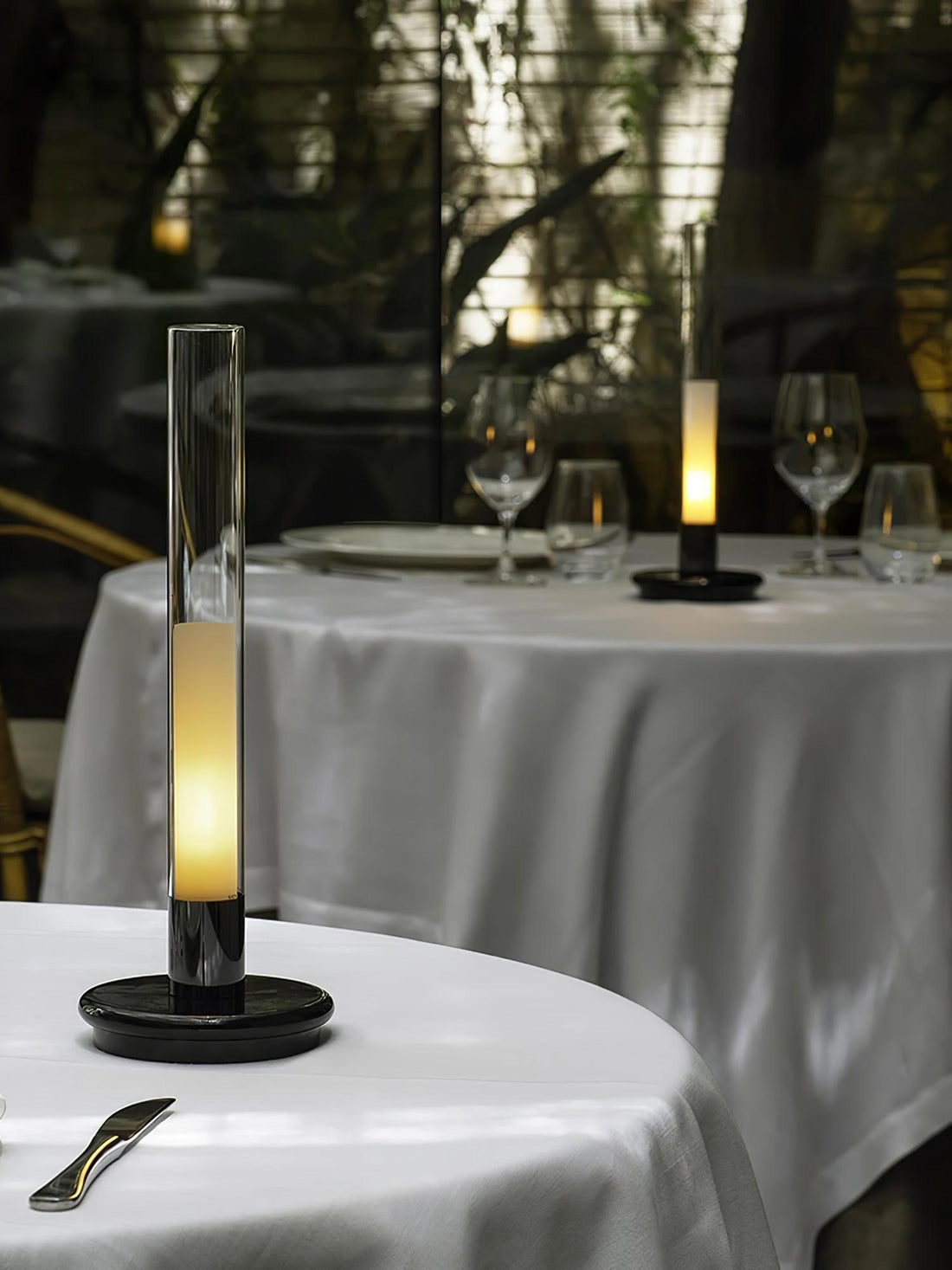 Column Built-in Battery Table Lamp - Indoor Table Lamp Touch Control
