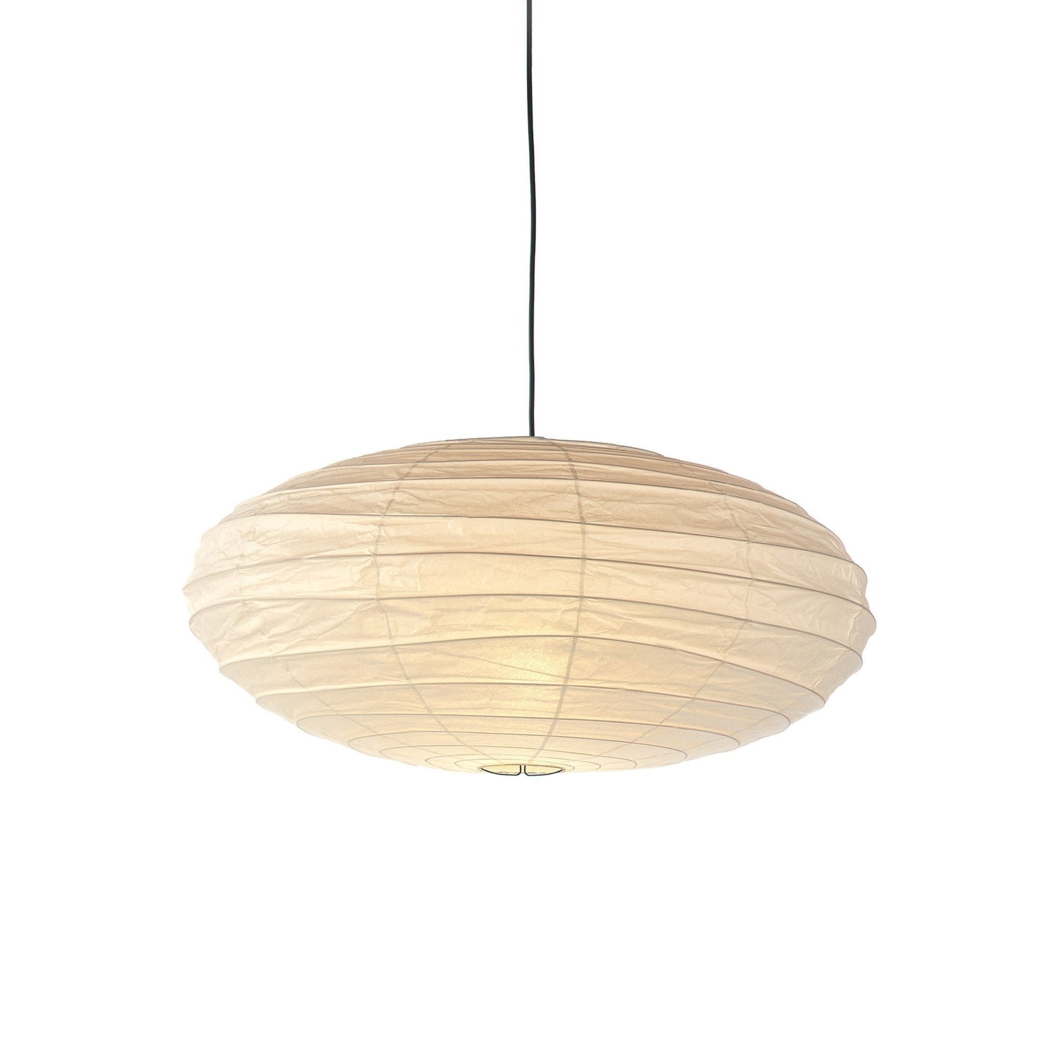 Washi Paper Pendant Lamp - Minimalist Japanese Light for Bedroom Decor