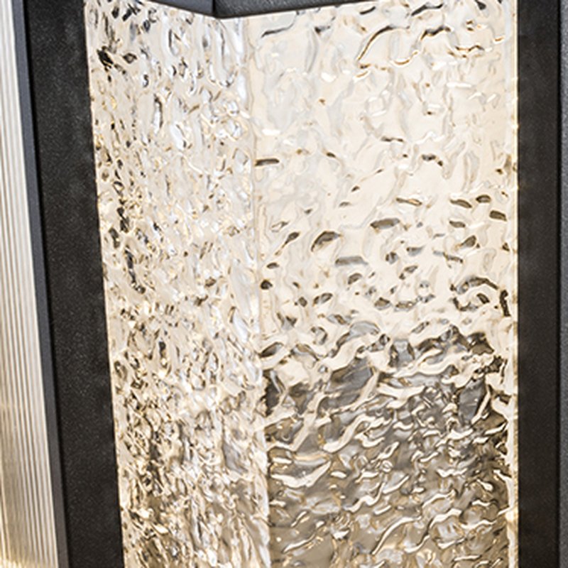 Solar Cube Outdoor Light - Modern Frosted Glass Pathway Lighting
