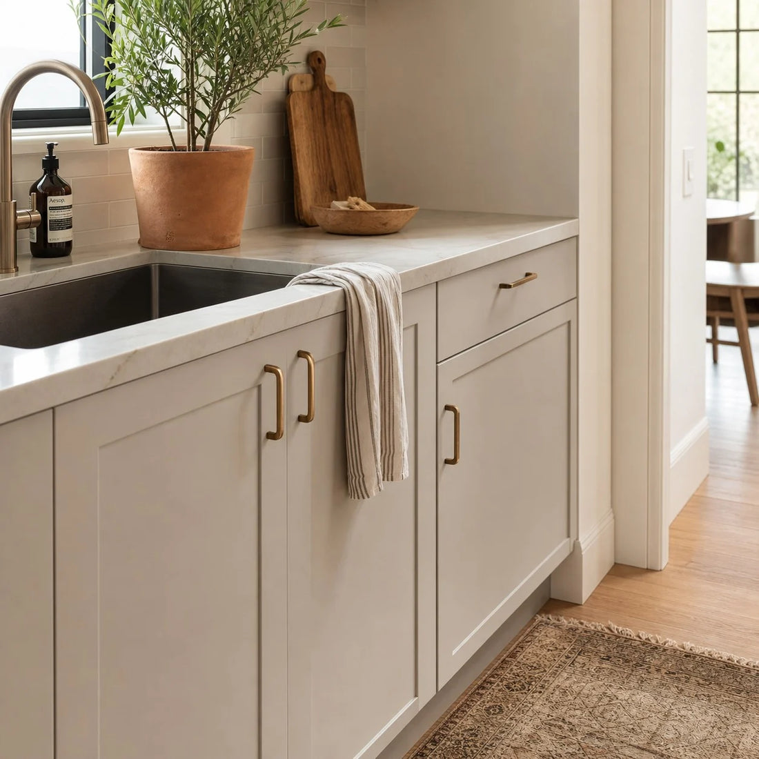 Cabinet hardware detail