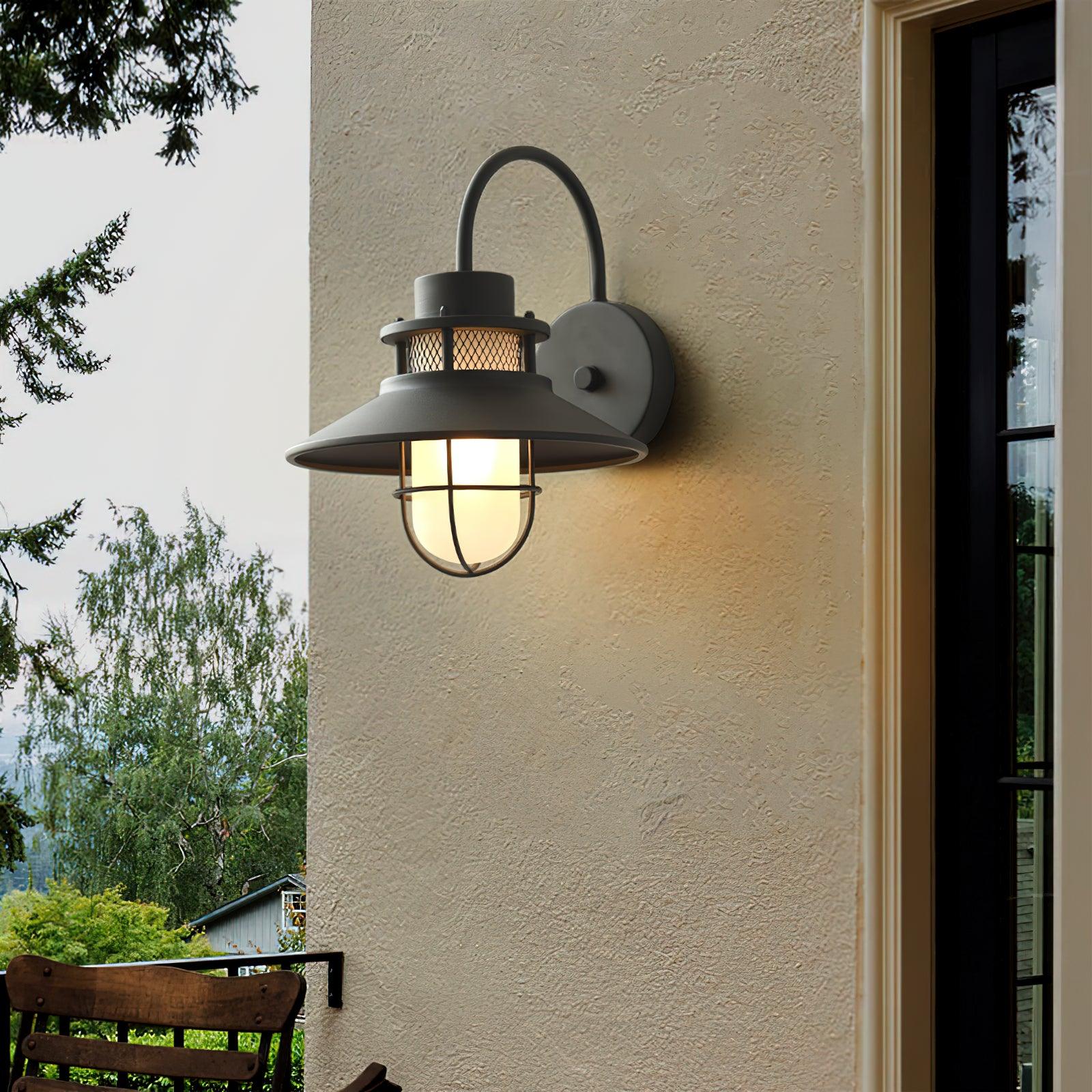 Outdoor Wall Lamp - Industrial Decor Wall Lamp Great for Patio/Porch