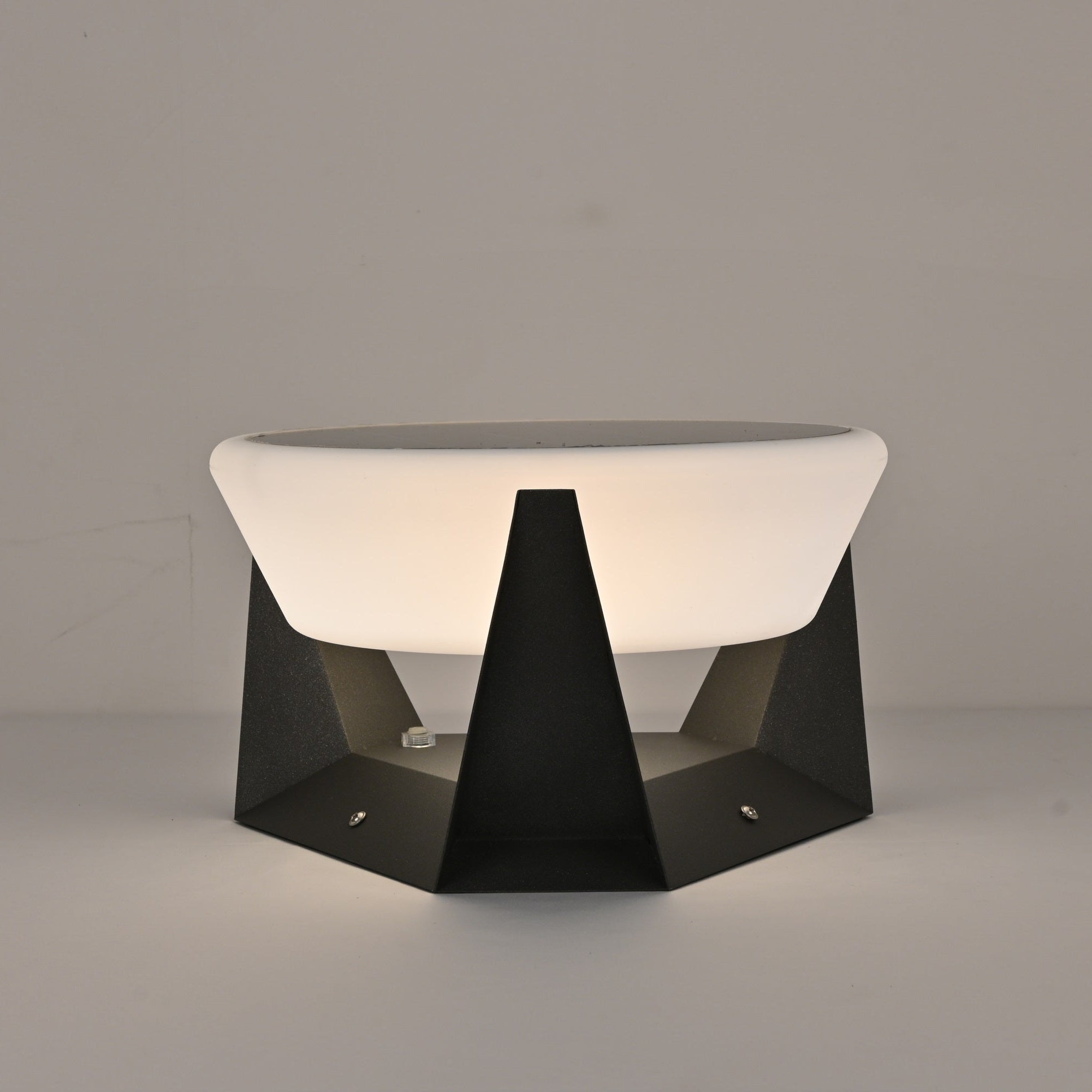 Solar Außenleuchte - Moderne geometrische LED Lampe für Garten &amp; Terrasse