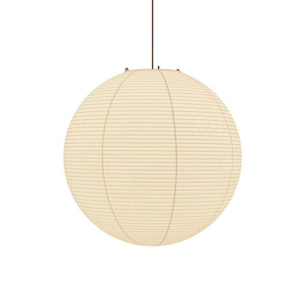 Washi Paper Round Pendant Lamp – Minimalist Lighting for Living Room
