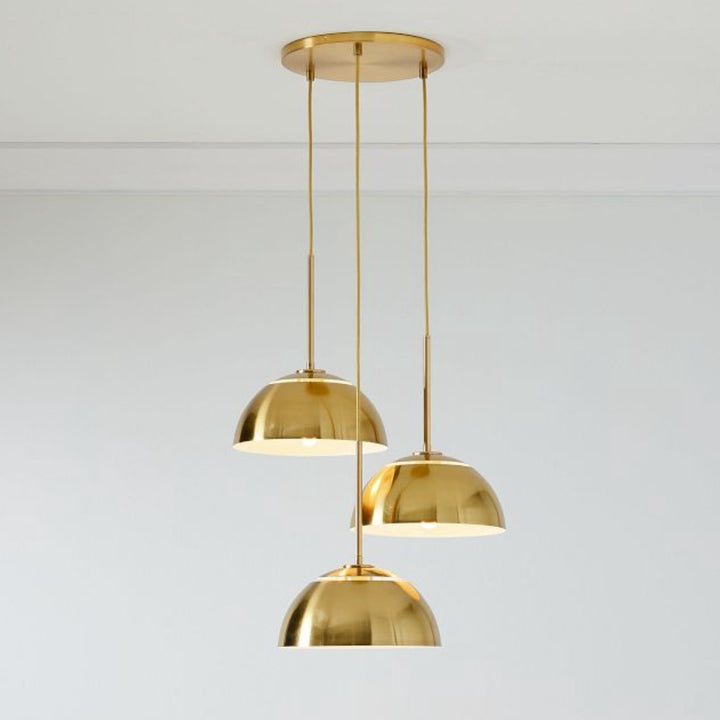 Parvion 3-Head Metal Pendant Light - Adjustable Modern Kitchen Lamp