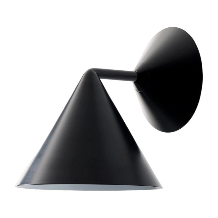 Brivana Modern Metal Wall Light - Cone Brass Sconce for Hallway