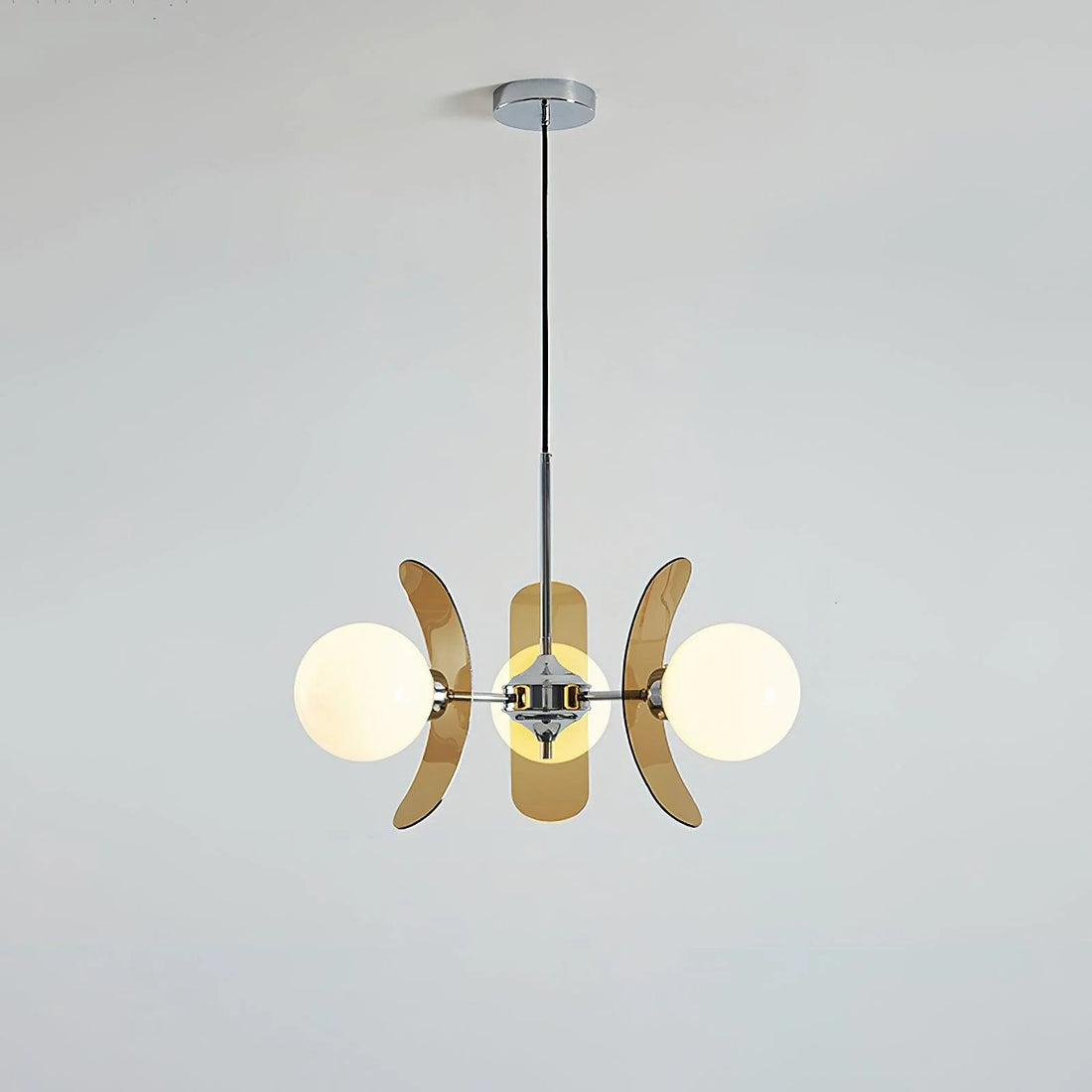 Art Deco Pendant Light - Petal Acrylic Material for Living Room