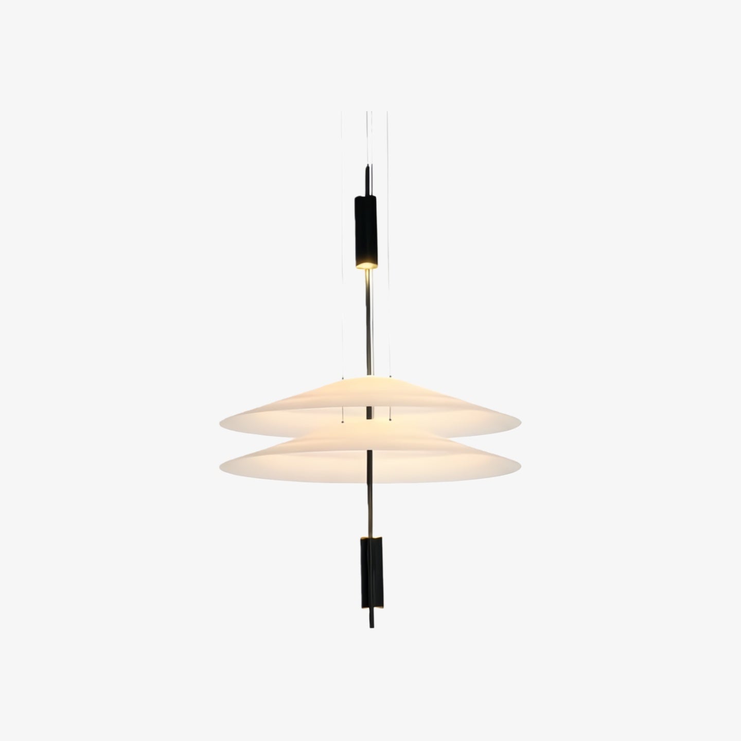 Plumeo Flamingo Multi Layered Pendant Light - Minimalist Light Fixture for Modern Living Rooms N54