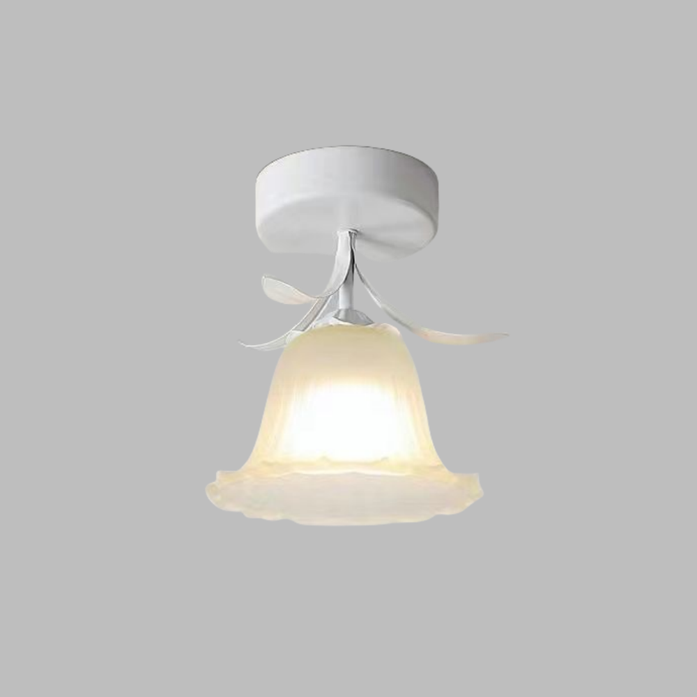 Creative Flower Ceiling Light - Mini Artistic Fixture for Bedroom