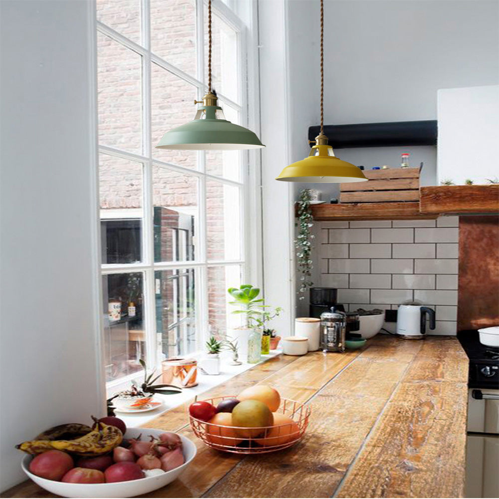 Modern Colourful Kitchen Pendant – Simple Fixture for Stylish Spaces