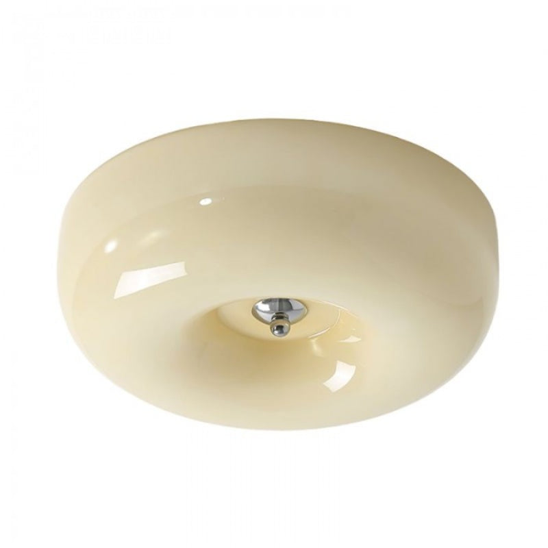 Milchglas Vintage Art Deco Deckenleuchte