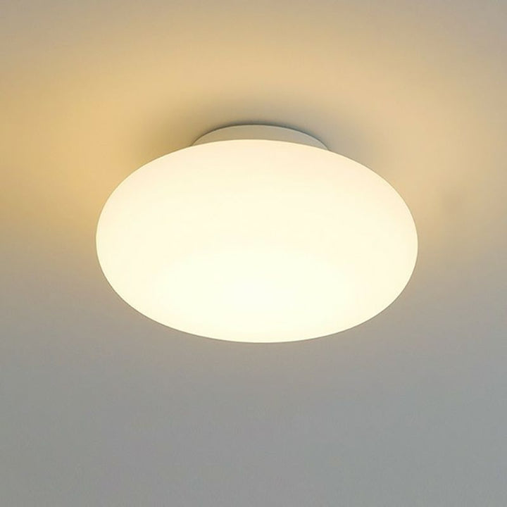 Modern Iron Ceiling Light - Round lampshade Fixture for Bedroom