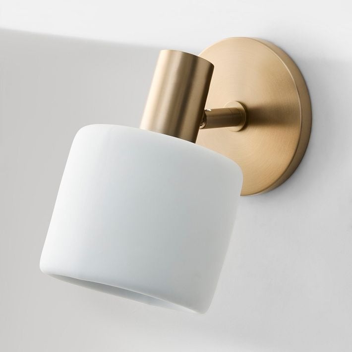 Cerova Modern Ivory Porcelain Sconce – Soft Organic Wall Light