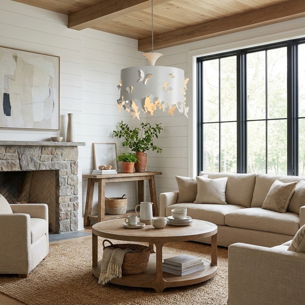 Alaria Design Pendant Lamp - Artistic Pendant Light with Ambient Shadow for Living Room