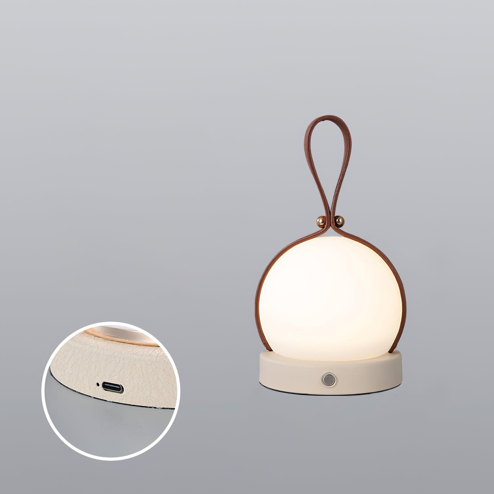 Laterne Tischlampe für den Innenbereich – Eingebaute Batterie Moderne Eisenbeleuchtung