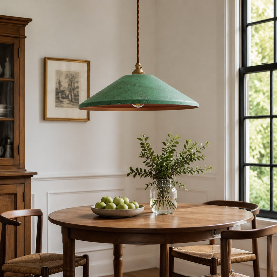 Hand-Rusted Nordic Farmhouse Pendant Light Fixture