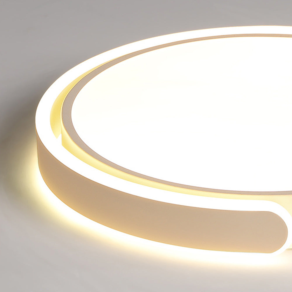 Minimalist LED Ceiling Light – Round Acrylic Fixture for Bedroom