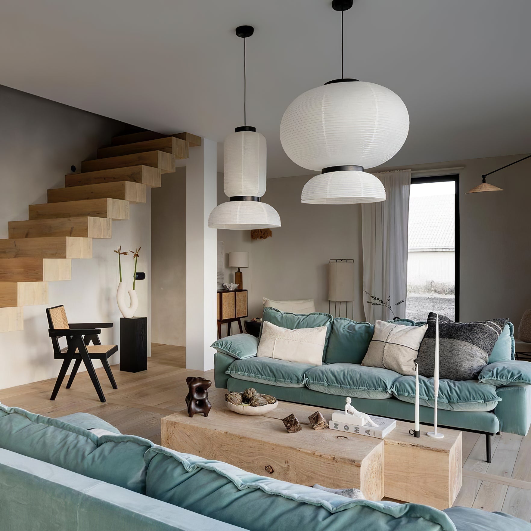 Rice Paper Pendant Lamp - Modern Design for Cozy Interiors