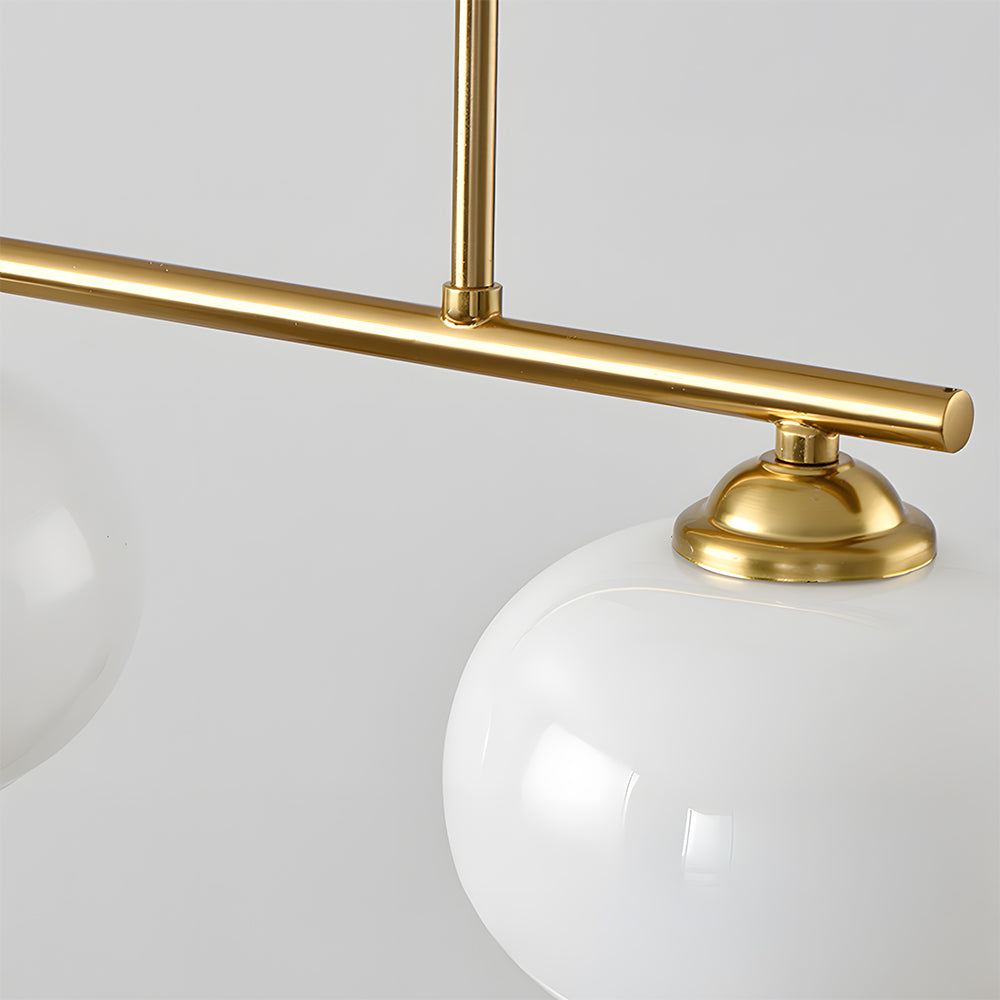 Verstellbare Pendelleuchte - Nordische Hängeleuchte aus Glas für den Esstisch