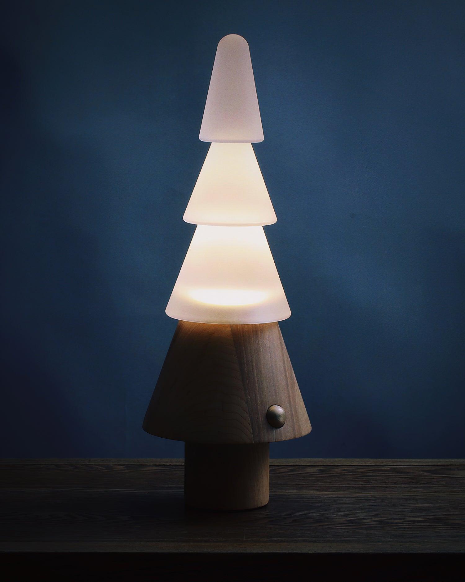 Tree Table Lamp - Built-in Battery Adjustable Night Light